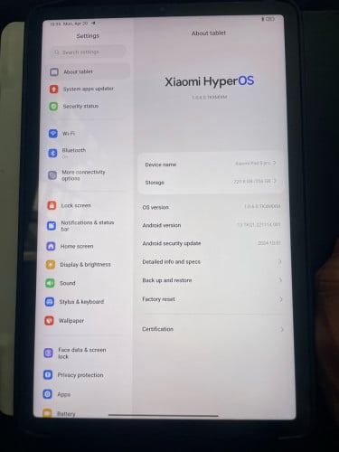 Xiomi pad5 គុណភាព89%