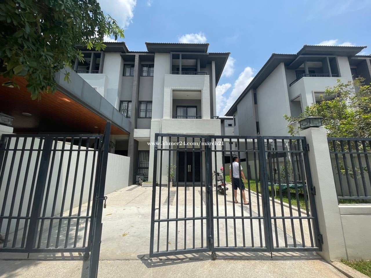 ផ្ទះក្នុងបុរី ជីបម៉ុង Chipmong House for Rent 60ម៉ែត្រ Aeon 3
