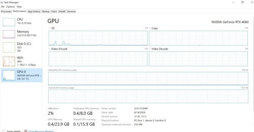 Desktop RTX 4060 for Gaming, Design, Video Editor, MMO, Architecture
