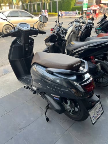 Honda Giorno 125 2024 ABS ប្រើសោរតេលេ មួយទឹក ស្លាកលេខ នៅស្អាត