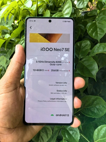 iQOO Neo7 SE 12g/256g_CH(វៃដូរបាន)👉$175
