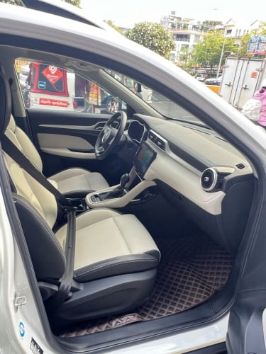 MG ZS 2023 SmartKey (ស្មាតឃី) ក្នុងស បេីកដំបូលដល់ក្រោយ ពូកស្បែក កៅអីចុច កាមេរ៉ា 360