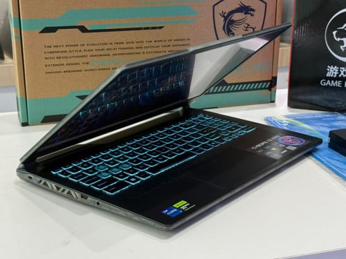New MSU Cyborg 15 A13U ថ្មីមានការធានា 2ឆ្នាំ /Core I5-13420H / 8GB /512GB /RTX 3050 4GB /15.6"