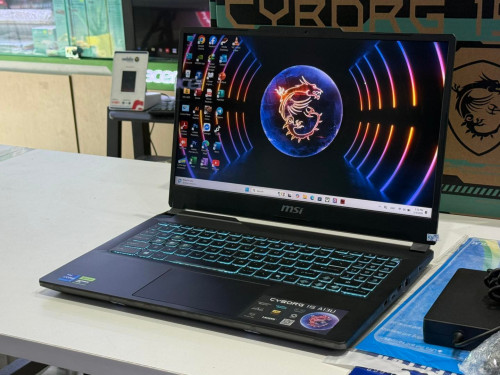 New MSU Cyborg 15 A13U ថ្មីមានការធានា 2ឆ្នាំ /Core I5-13420H / 8GB /512GB /RTX 3050 4GB /15.6"
