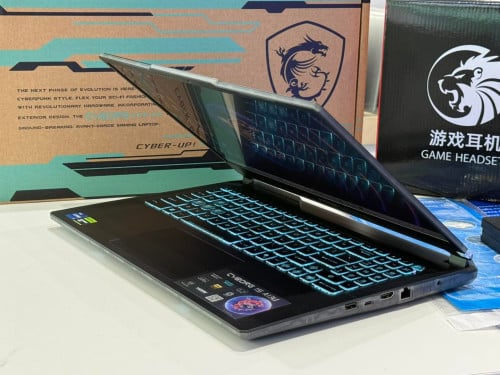 New MSU Cyborg 15 A13U ថ្មីមានការធានា 2ឆ្នាំ /Core I5-13420H / 8GB /512GB /RTX 3050 4GB /15.6"