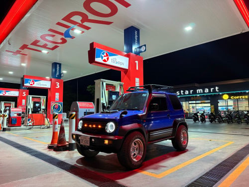 Pajero old school លេងហើយ