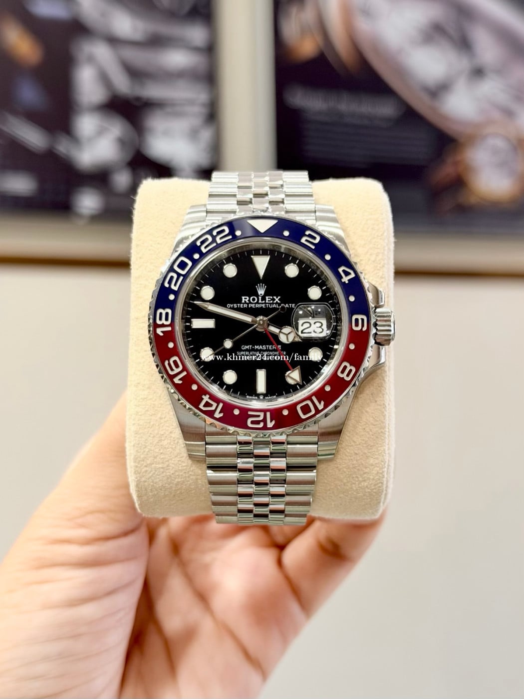 (Original) Rolex GMT-Master II (Pepsi) 40mm ๐โค๏ธ