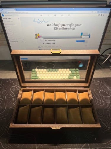 ប្រអប់នាឡិកា 12 ថត | Watch Box |