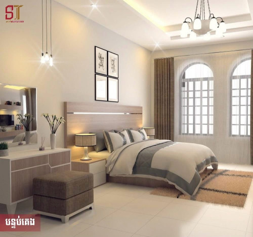 ផ្ទះអាជីវកម្ម​ជាប់និងបុរីជីបម៉ុង60m លក់បន្ទាន់