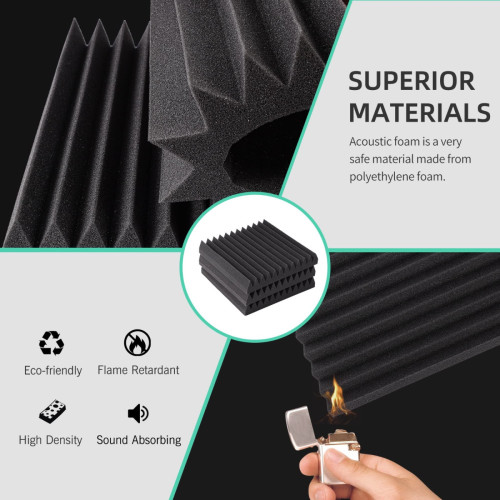 អេប៉ុងទប់សំឡេង Acoustic Foam Effective Sound-Absorbing