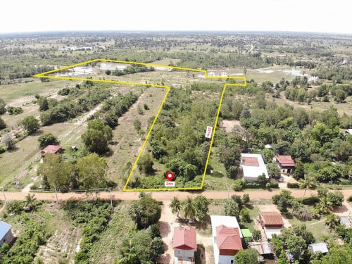 ដីលក់4.5h.aផ្លូវ៥១​ក្រោយរោងចក្រ (Golden Rice)