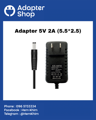 Adapter 5V 2A (5.5*2.5)