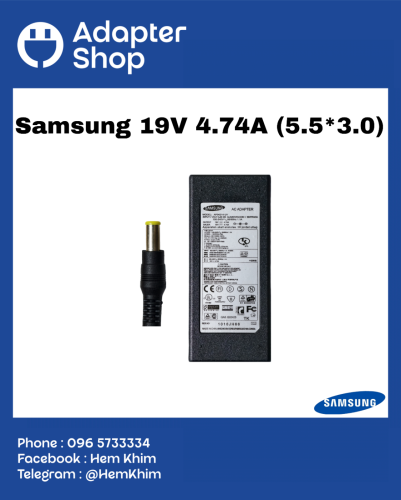 Adapter Samsung 19V 4.74A 90W (5.5*3.0)