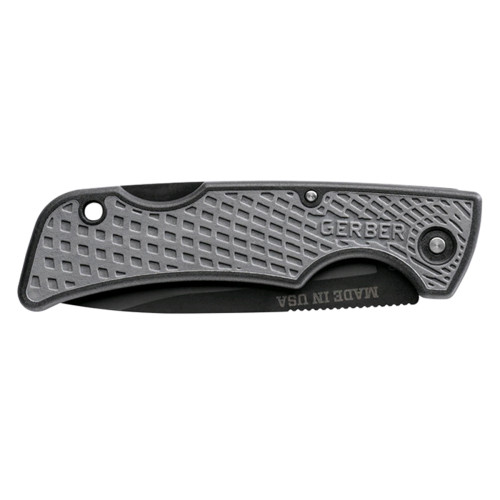 Gerber US1 Folding Knife – 2.6" Black Blade, GFN Handle, Lockback (31-003040)