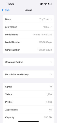 iPhone 14 Pro max 256g ZA សុីម2ស្ទើតួ ស្នាមខេស ថ្ម76%ប្រើផ្ទាល់