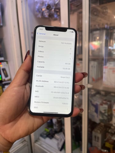 iPhone X/64GB មានស្គែន អត់មានជាប់អី