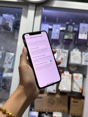 iPhone X ពណ៌ខ្មៅ 🍏 64GB Battery 100% 🔋 តួស្អាត សំណុំហ្សីន អត់ជាប់អី (ធានា1ខែ) តម្លៃល្អបងៗ 📥
