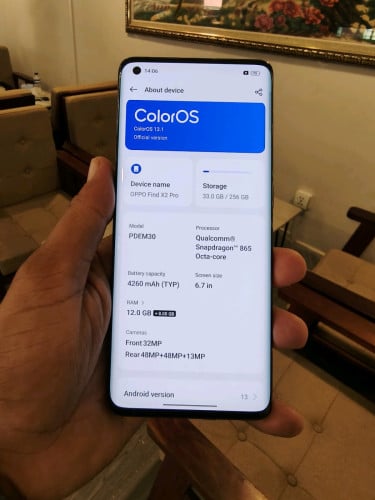 Oppo Find X2 Pro 12g/256g_CH(វៃដូរបាន)👉$175