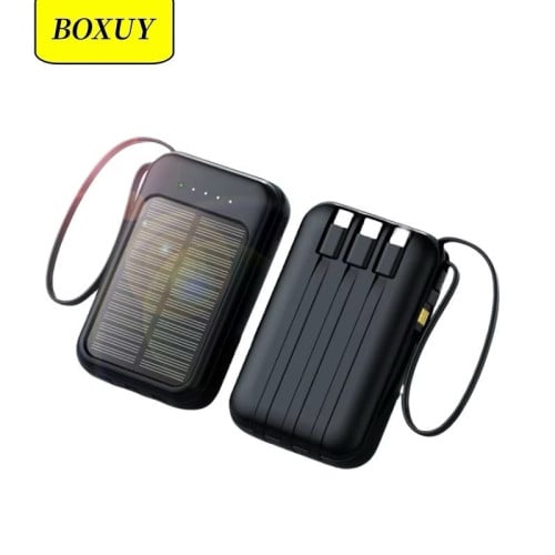 SOLAR POWER BANK BUILT IN WITH CABLE 10000mAh
