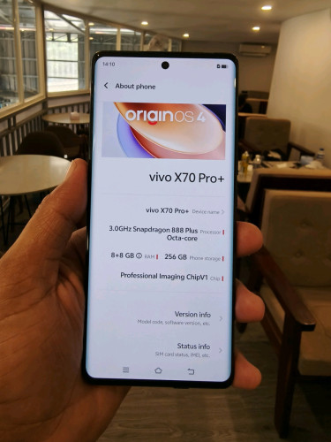 Vivo X70 Pro+ 12g/256g_CH(វៃដូរបាន)👉$165