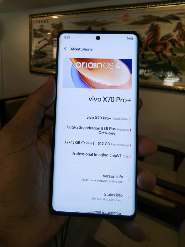 Vivo X70 Pro+ 12g/512g_CH(វៃដូរបាន)👉$215
