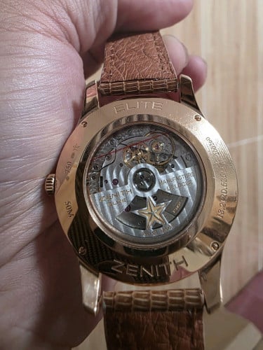 Zenith Captain Power Reserve rose gold មុខ 40mm
