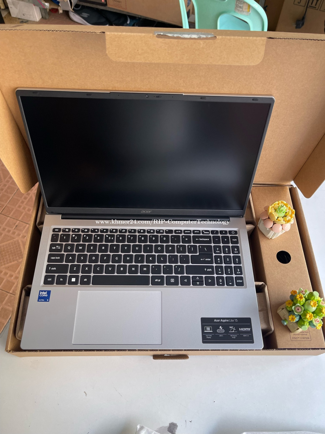 Acer Aspire Lite AL15-54P Ultra 5-115U, 16Gb, 512Gb, 16.6” Siliver ...