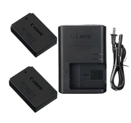 ថ្មថ្មី Canon LP-E6, E17, E12, R10, E8