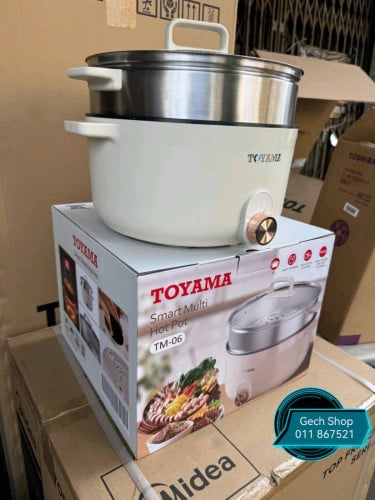 ឆ្នាំងអគ្គីសនី Smart Multi Hotpot Toyama TM-06 ចំណុះ6លីត្រ