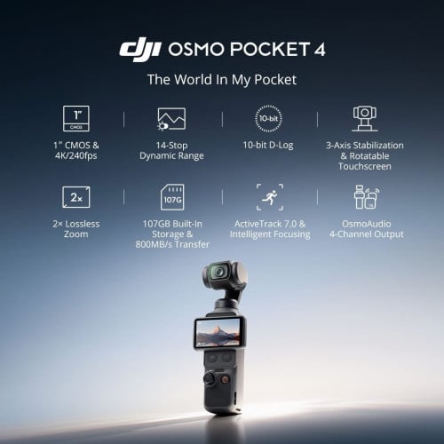 Dji Osmo Pocket 4 Creator Combo