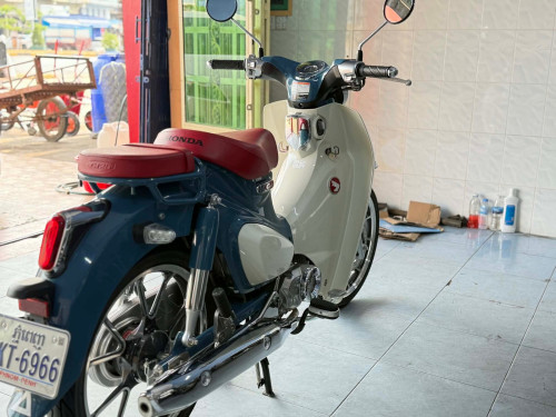 HonDa super cub 2024 ម៉ូតូ3000km ធានាម៉ូតូស្អាត