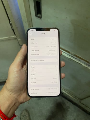 iPhone 12 Pro Max 128G សំនុំហ្សុីនស្អាត98.99%