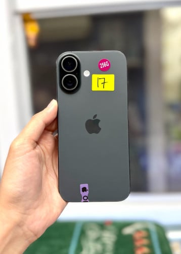 Iphone 17 ទំហំផ្ទុក (256G) Model AA ប្រើ Sim1 & ESIM Color Black