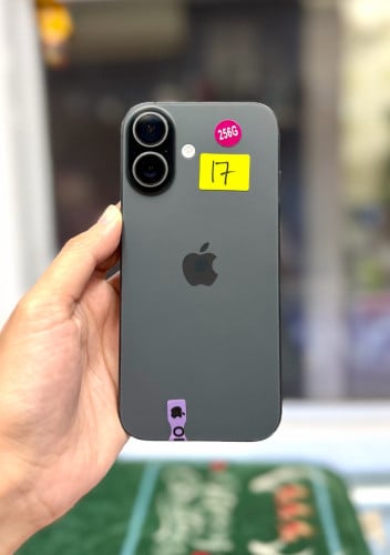 Iphone 17 ទំហំផ្ទុក (256G) Model AA ប្រើ Sim1 & ESIM Color Black