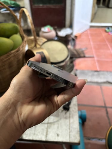 Iphone12pro max 128G LL Sim2 ESIM អត់ស្គេនជាំអេក្រង់និងបែកខ្នង