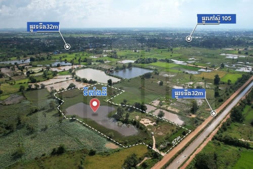 Land for Sale along 32m wide road, near ring road 3