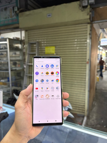 Sony Xperia1Mark3 256G Ram12G Sim1 សានុំស្រុីន បែកខ្នង