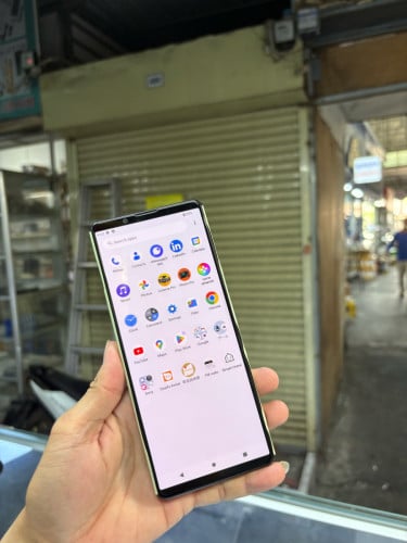 Sony Xperia1Mark3 256G Ram12G Sim1 សានុំស្រុីន បែកខ្នង