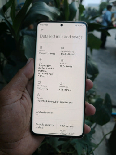Xiaomi 12s Ultra 12g/512g_CH(វៃដូរបាន)👉$295