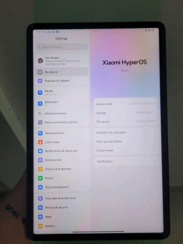 Xiaomi Pad 5pro 12.4" , ram 8 storage 256 , wifi