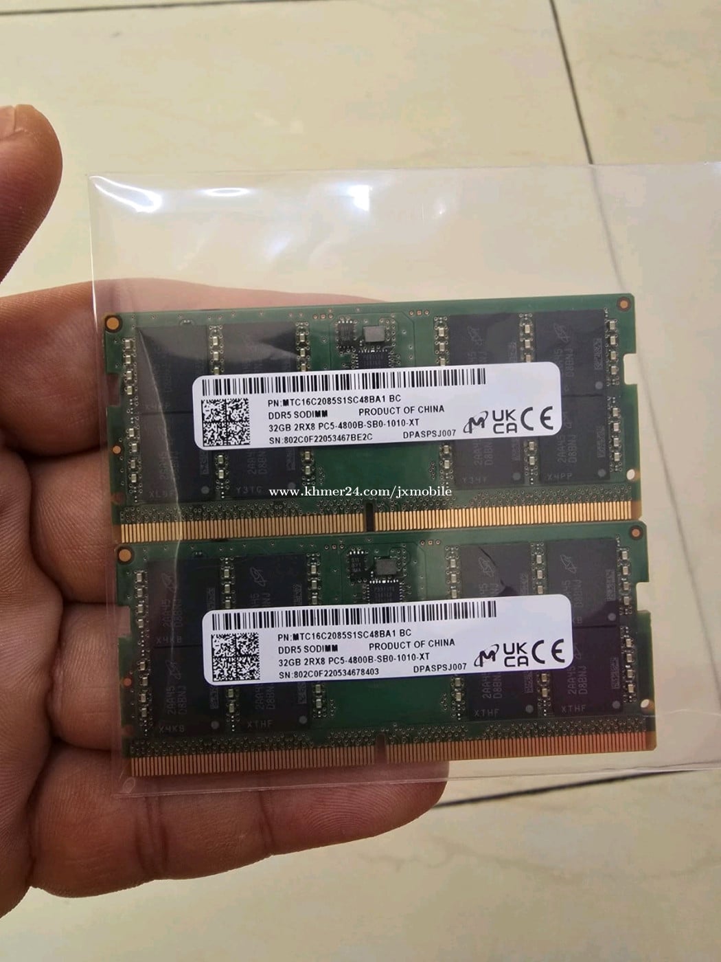 ត្រូវការទិញ Ram Laptop 5600mhz 64 រឺ 96gb