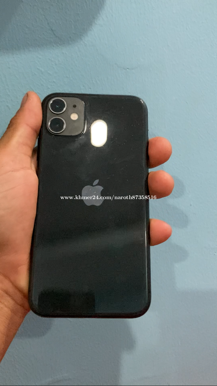 iPhone 11 CH/A64g សាណុំ អត់ជាប់ អេក្រង់សុីន មានស្កេន ប្រើបានសុីម2