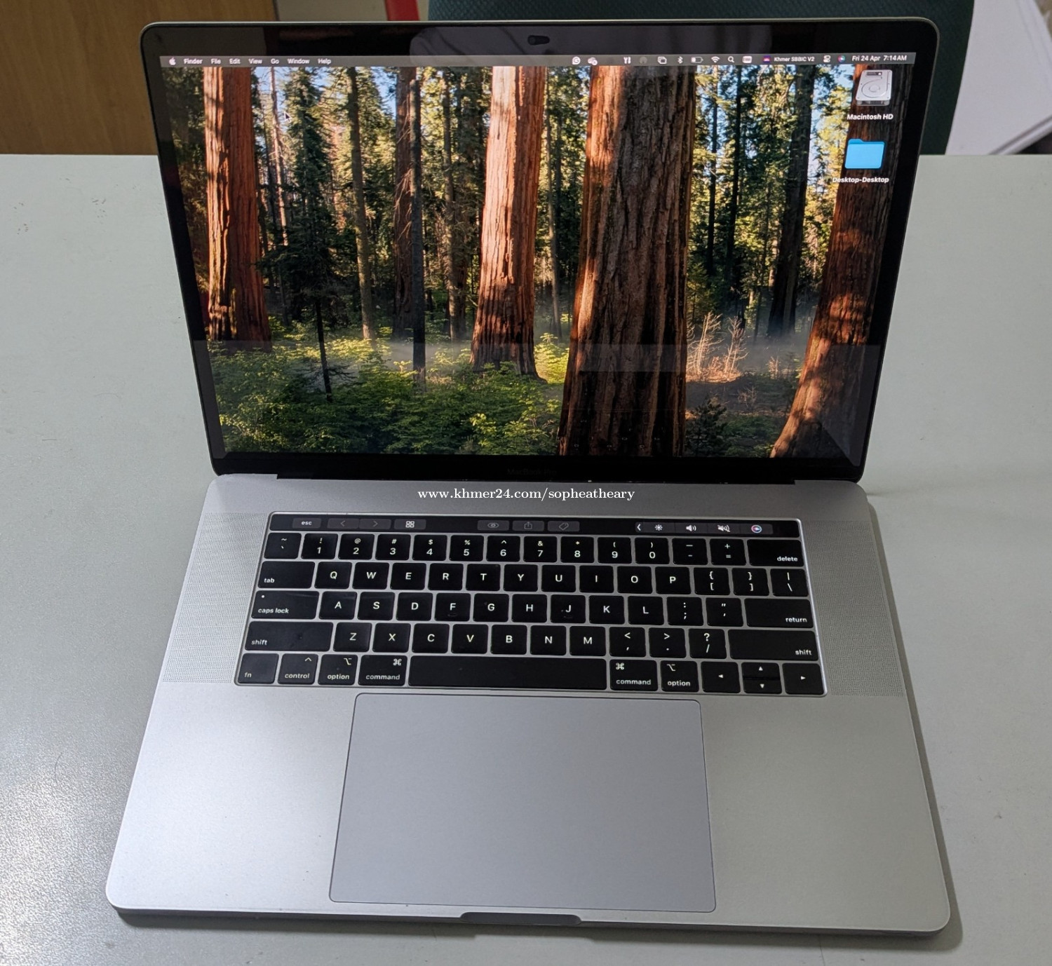 MacBook Pro 2019 15 inch Core i7 ម្ចាស់ផ្ទាល់