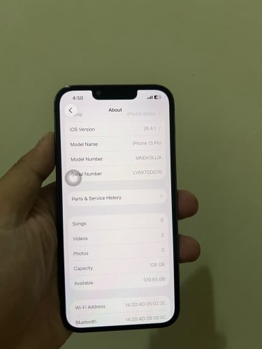 លក់IPhone 13Pro 128G សុំនំសុីន តំលៃ315$ចរចារ