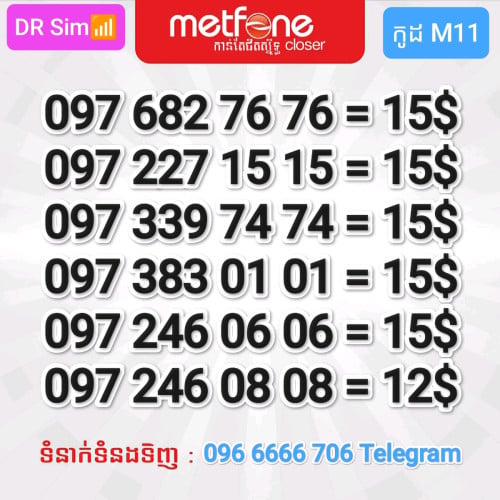 លេខប្រពន្ធ័ Metfone