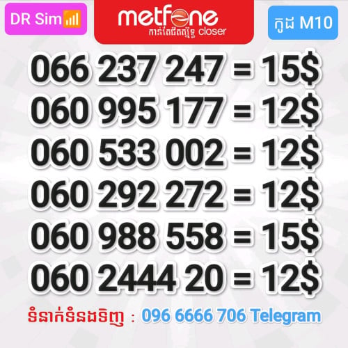 លេខប្រពន្ធ័ Metfone