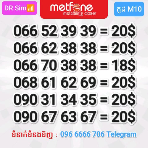 លេខប្រពន្ធ័ Metfone