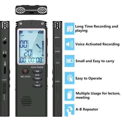 hidden camera, voice recorder and door alarm