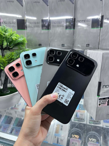 Infinix Note 60 5G (8GB+8GB/256GB) ថ្មីធានា1ឆ្នាំ
