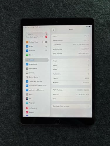 Ipad Air 3 (64/Wifi) សូមកុំឆាតបើអោយតម្លៃទាបជាងតម្លៃដាក់
